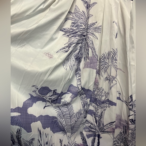 Summer Runway Designer Dress Women Elegant Floral Print Midi Dress - Picture 9 of 15